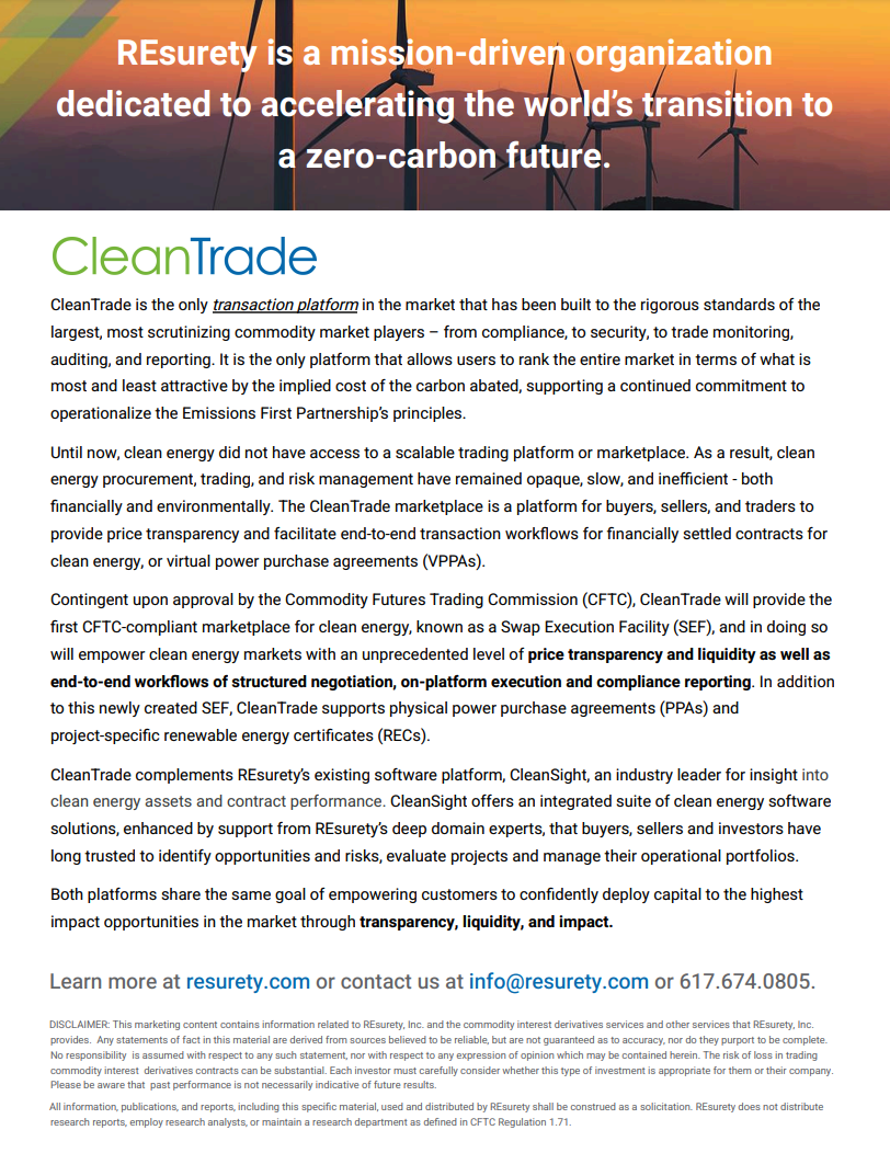 CleanTrade Overview Brochure